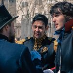 Historical actors in detailed military uniforms engage in conversation outdoors. — Review of Prostitutes Krasnodar in Telegra